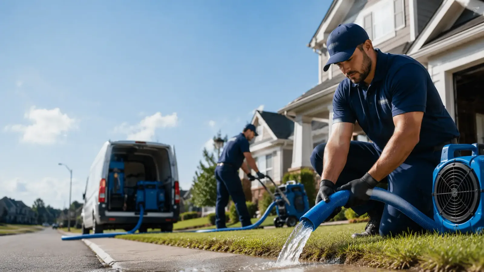 Flood Damage Restoration in Blue Grass, IA